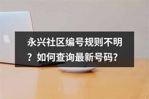 永兴社区编号规则不明？如何查询最新号码？