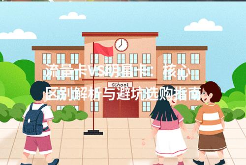 流量卡VS明星卡：核心区别解析与避坑选购指南