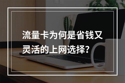 流量卡为何是省钱又灵活的上网选择？