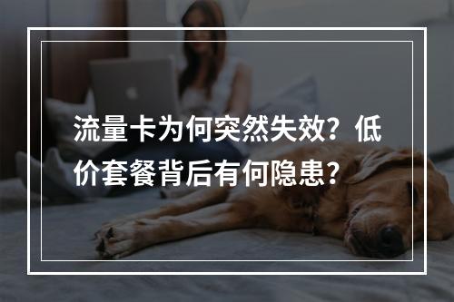 流量卡为何突然失效？低价套餐背后有何隐患？