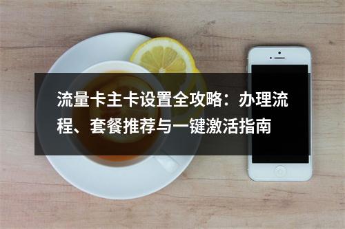 流量卡主卡设置全攻略：办理流程、套餐推荐与一键激活指南