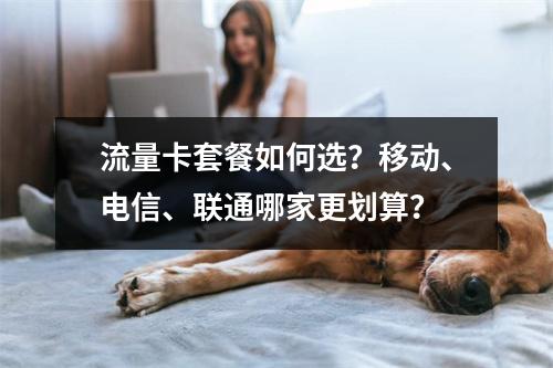 流量卡套餐如何选？移动、电信、联通哪家更划算？