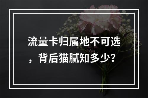 流量卡归属地不可选，背后猫腻知多少？