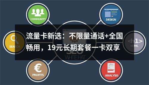 流量卡新选：不限量通话+全国畅用，19元长期套餐一卡双享