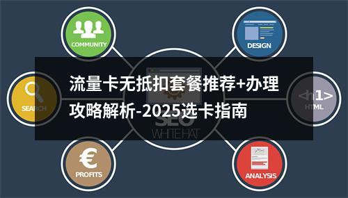 流量卡无抵扣套餐推荐+办理攻略解析-2025选卡指南