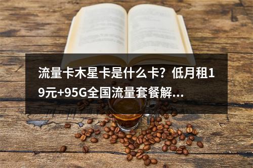 流量卡木星卡是什么卡？低月租19元+95G全国流量套餐解析