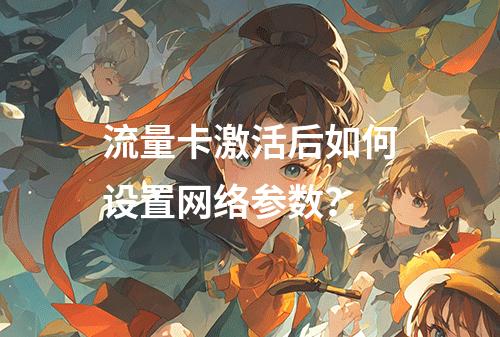 流量卡激活后如何设置网络参数？