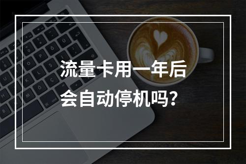 流量卡用一年后会自动停机吗？