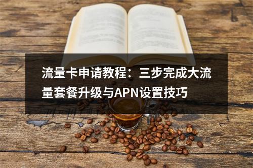 流量卡申请教程：三步完成大流量套餐升级与APN设置技巧