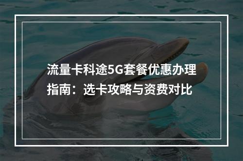 流量卡科途5G套餐优惠办理指南：选卡攻略与资费对比