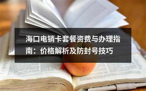 海口电销卡套餐资费与办理指南：价格解析及防封号技巧