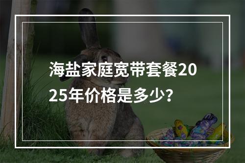 海盐家庭宽带套餐2025年价格是多少？