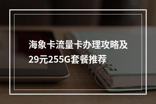 海象卡流量卡办理攻略及29元255G套餐推荐