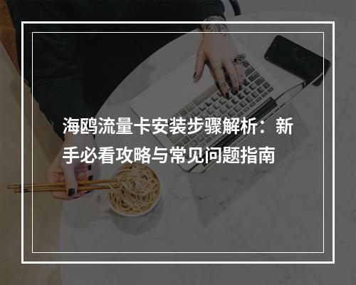 海鸥流量卡安装步骤解析：新手必看攻略与常见问题指南