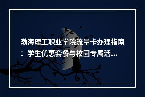 渤海理工职业学院流量卡办理指南：学生优惠套餐与校园专属活动解析