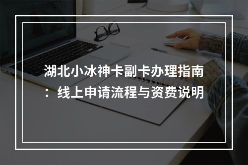 湖北小冰神卡副卡办理指南：线上申请流程与资费说明