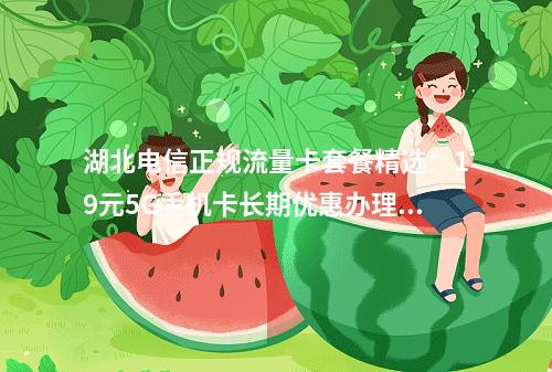 湖北电信正规流量卡套餐精选：19元5G手机卡长期优惠办理指南