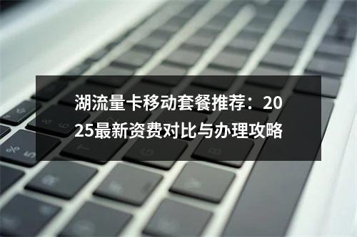 湖流量卡移动套餐推荐：2025最新资费对比与办理攻略