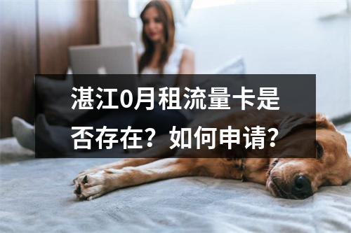 湛江0月租流量卡是否存在？如何申请？