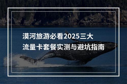 漠河旅游必看2025三大流量卡套餐实测与避坑指南