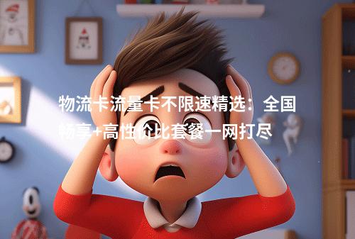 物流卡流量卡不限速精选：全国畅享+高性价比套餐一网打尽