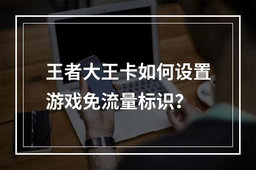 王者大王卡如何设置游戏免流量标识？