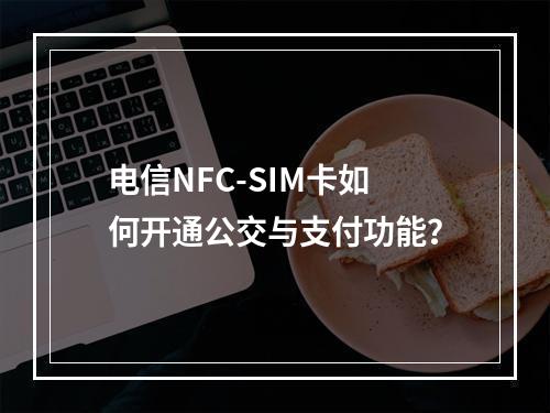 电信NFC-SIM卡如何开通公交与支付功能？