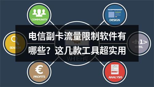 电信副卡流量限制软件有哪些？这几款工具超实用