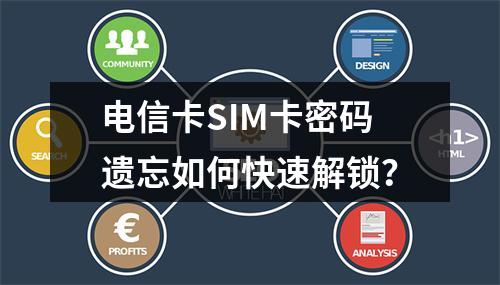 电信卡SIM卡密码遗忘如何快速解锁？