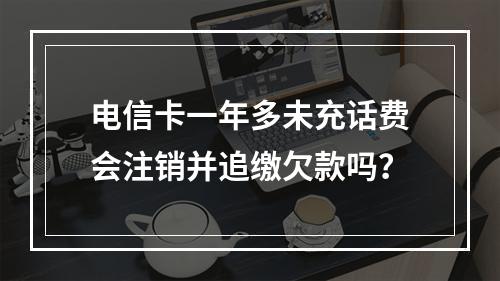 电信卡一年多未充话费会注销并追缴欠款吗？