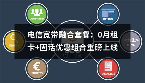 电信宽带融合套餐：0月租卡+固话优惠组合重磅上线