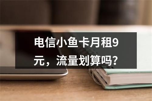 电信小鱼卡月租9元，流量划算吗？