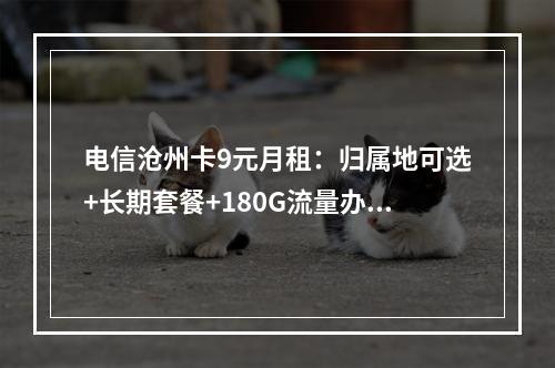 电信沧州卡9元月租：归属地可选+长期套餐+180G流量办理指南