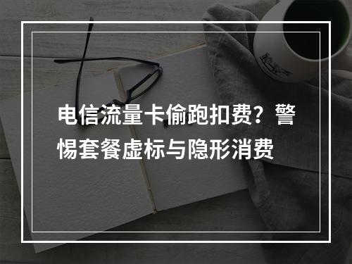 电信流量卡偷跑扣费？警惕套餐虚标与隐形消费