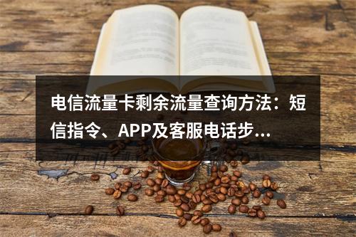 电信流量卡剩余流量查询方法：短信指令、APP及客服电话步骤