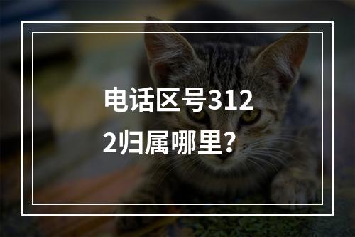 电话区号3122归属哪里？