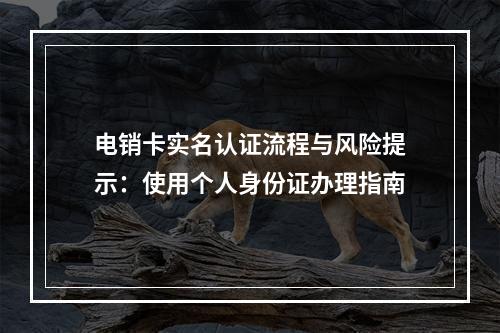 电销卡实名认证流程与风险提示：使用个人身份证办理指南