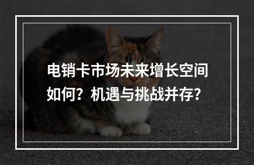 电销卡市场未来增长空间如何？机遇与挑战并存？