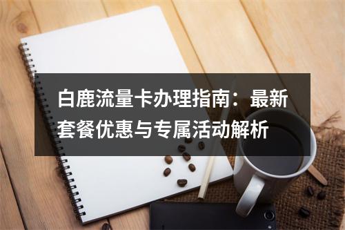 白鹿流量卡办理指南：最新套餐优惠与专属活动解析