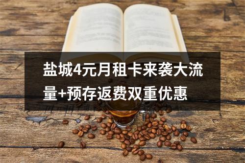 盐城4元月租卡来袭大流量+预存返费双重优惠