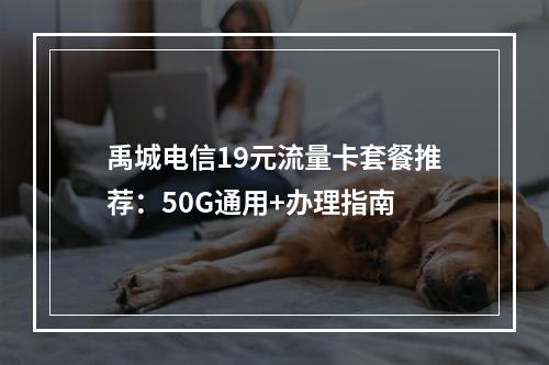 禹城电信19元流量卡套餐推荐：50G通用+办理指南