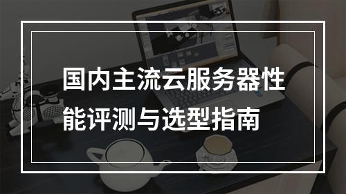 国内主流云服务器性能评测与选型指南