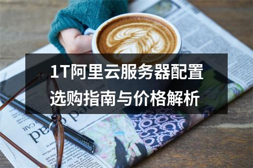1T阿里云服务器配置选购指南与价格解析