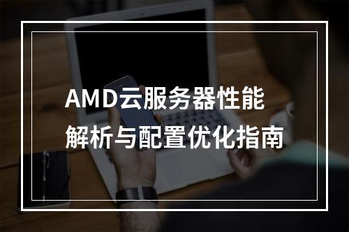 AMD云服务器性能解析与配置优化指南
