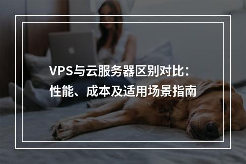 VPS与云服务器区别对比：性能、成本及适用场景指南
