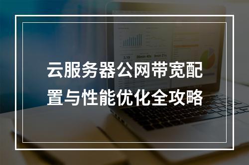 云服务器公网带宽配置与性能优化全攻略
