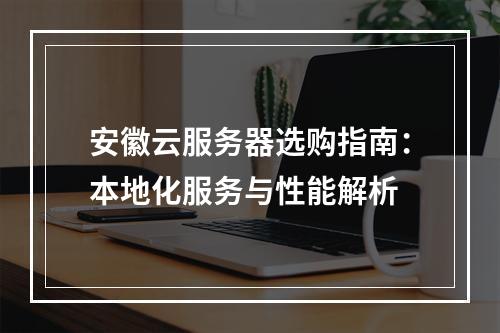 安徽云服务器选购指南：本地化服务与性能解析