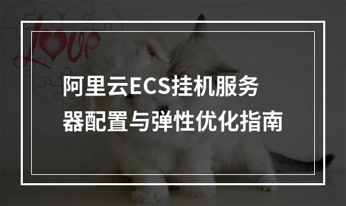 阿里云ECS挂机服务器配置与弹性优化指南