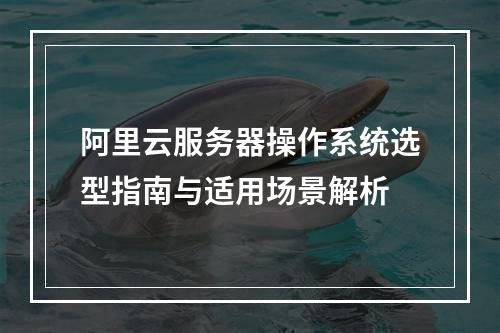 阿里云服务器操作系统选型指南与适用场景解析