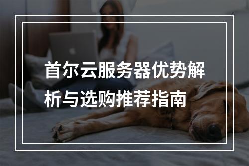 首尔云服务器优势解析与选购推荐指南
